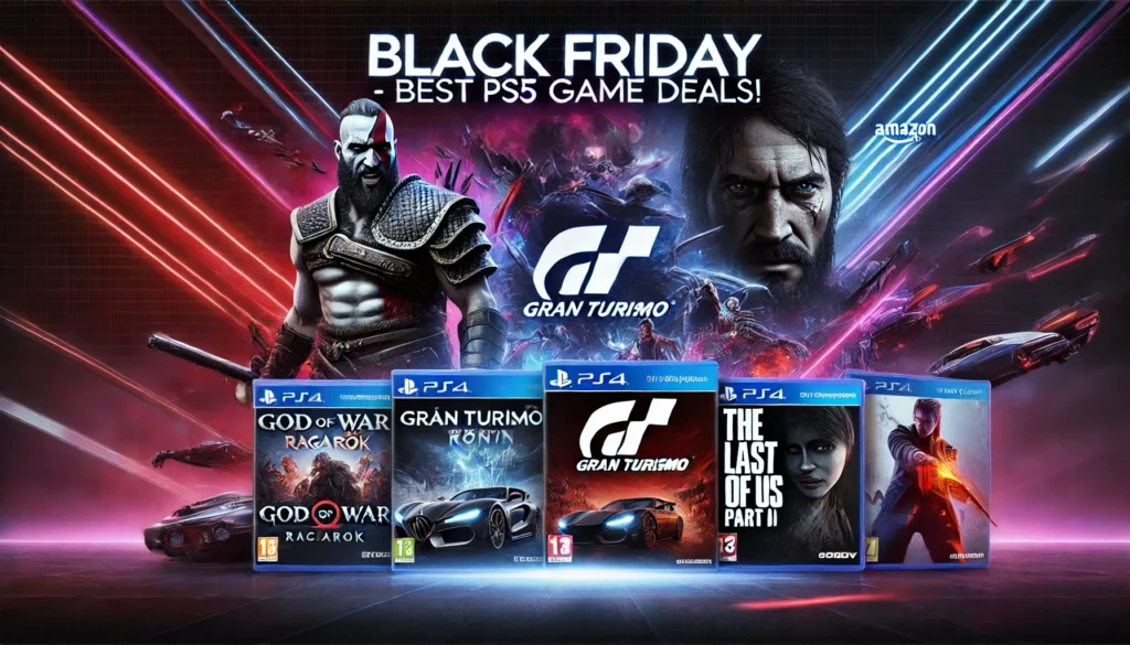 black friday sale ps5 games amazon india god of war, rise of ronin, ghost of tshushima, gran, the last of us